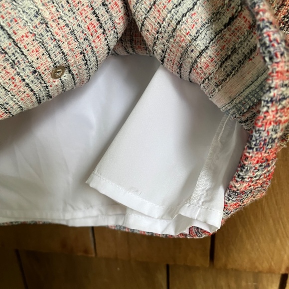 House of Harlow 1960 Maje Jenise Tweed Mini Skirt Preppy Academia Women's 12 - Picture 6 of 10